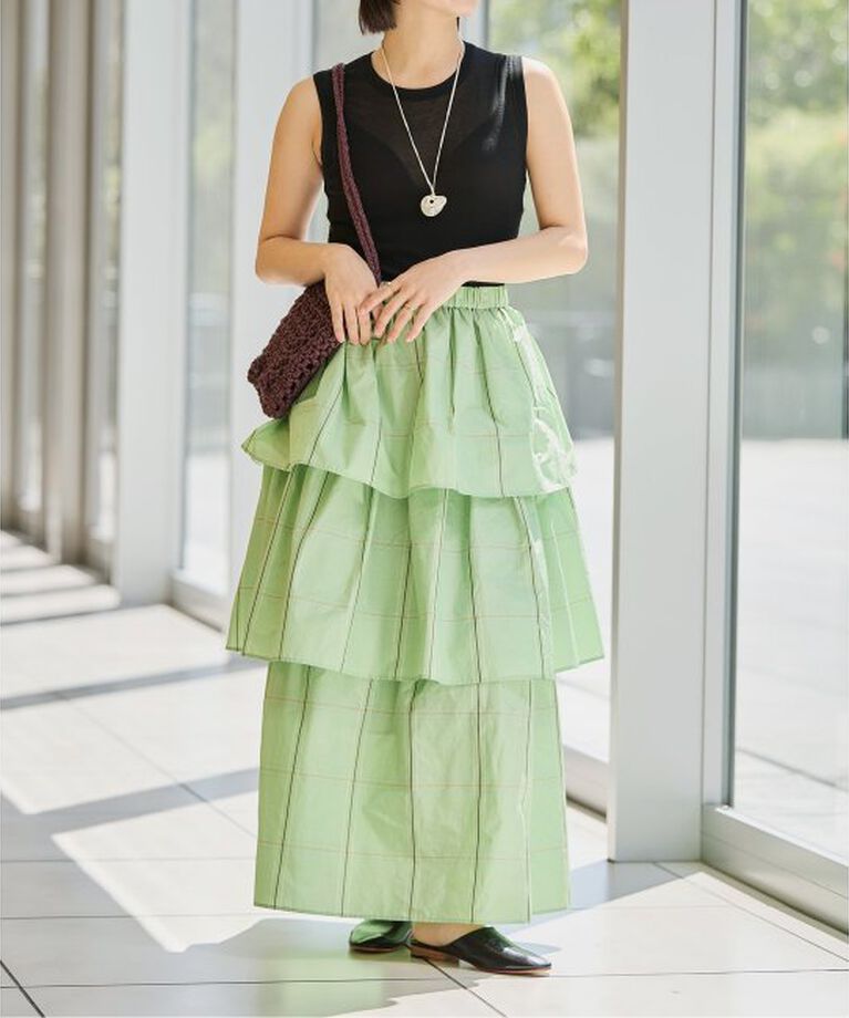 IENA LA BOUCLE「《追加予約》IENA LA BOUCLE 水撚りガスフライスノースリーブ」|Tシャツ・カットソー|