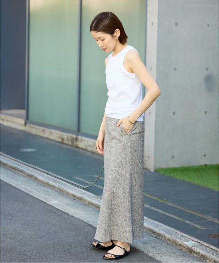 IENA「Mer-Cotton セーターマシーン アメスリトップス」|タンクトップ|