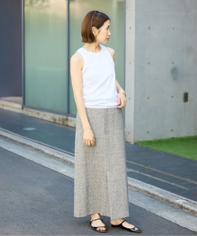 IENA「Mer-Cotton セーターマシーン アメスリトップス」|タンクトップ|