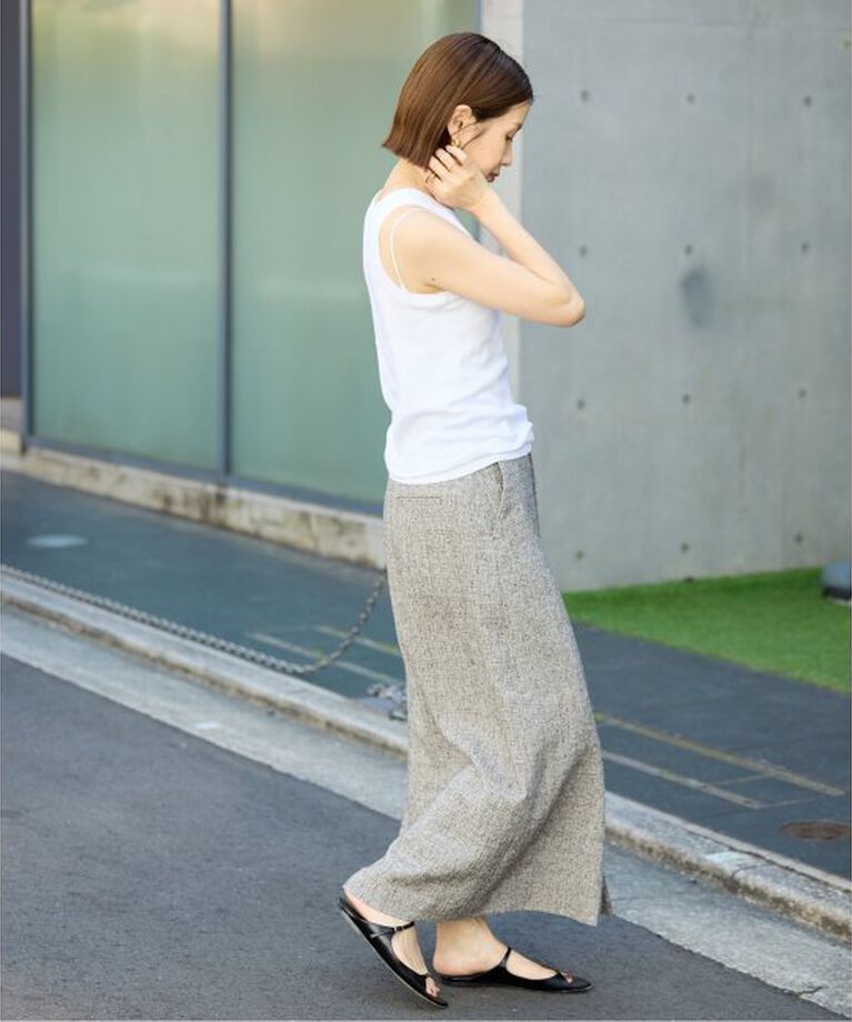 IENA「Mer-Cotton セーターマシーン アメスリトップス」|タンクトップ|