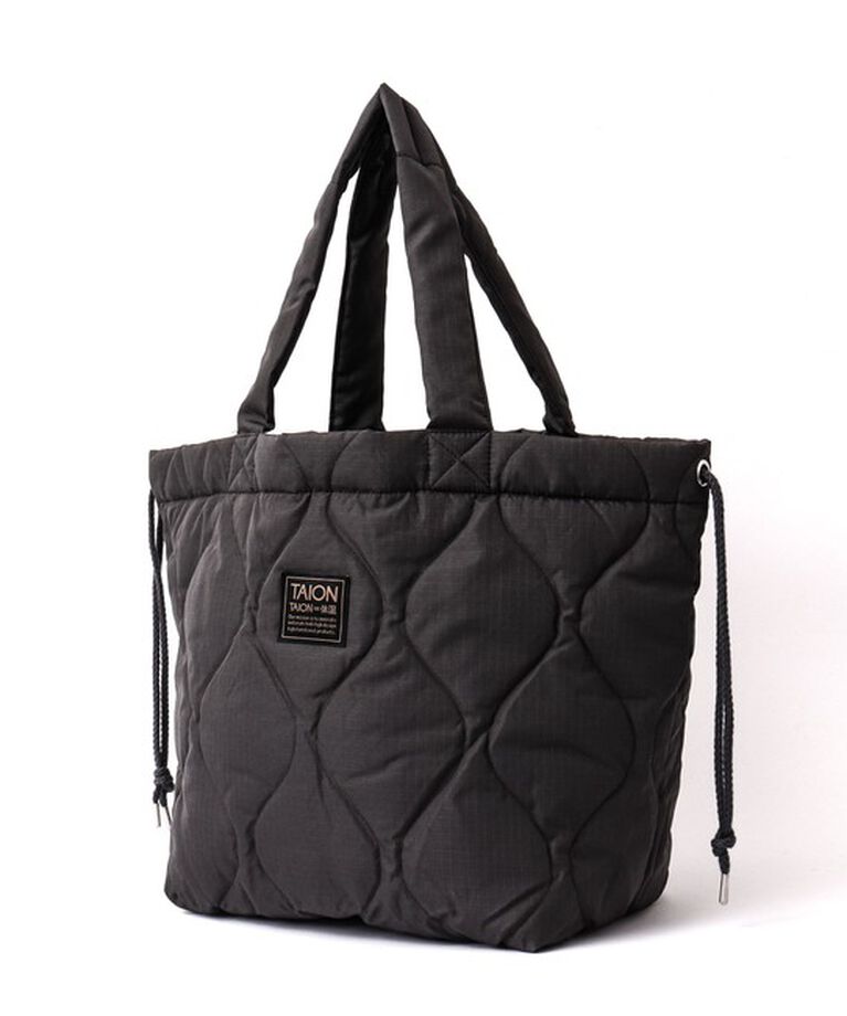 NOLLEY'S goodman「【TAION/タイオン】MILITARY DOWN TOTE BAG M 」|トートバッグ|チャコールグレー