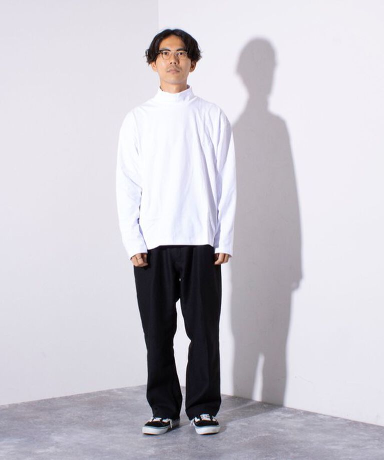 GLOSTER「【UNIVERSAL OVERALL/ユニバーサルオーバーオール】モックネックロンT 2P」|Tシャツ・カットソー|