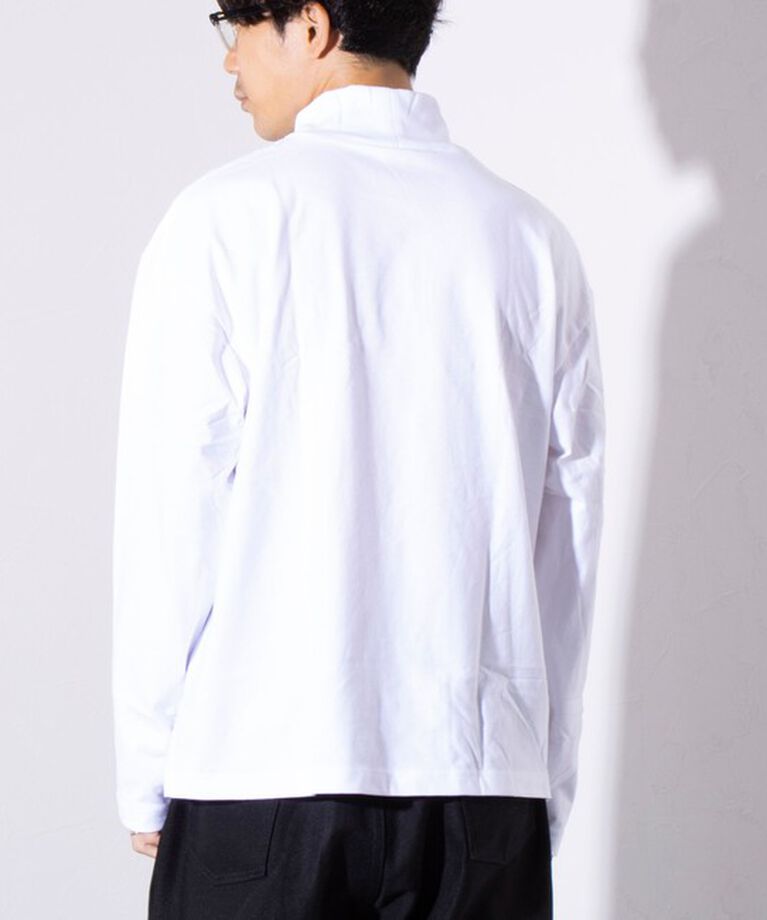 GLOSTER「【UNIVERSAL OVERALL/ユニバーサルオーバーオール】モックネックロンT 2P」|Tシャツ・カットソー|
