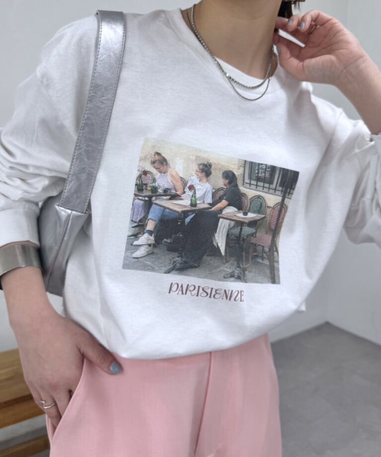  「PARIS フォトロングTシャツ2」|Tシャツ・カットソー|