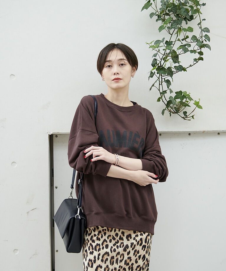Rouge vif「クルーネックカレッジロゴスウェット」|スウェット・ジャージ|