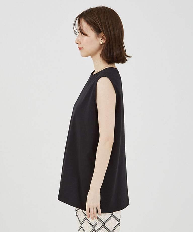 abahouse mavie「バックスリットノースリ」|Tシャツ・カットソー|