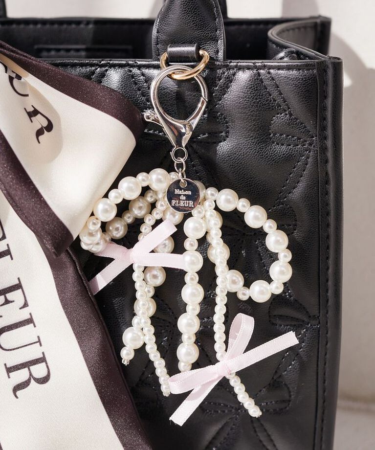 Maison de FLEUR「ダブルリボンチャーム」|その他|