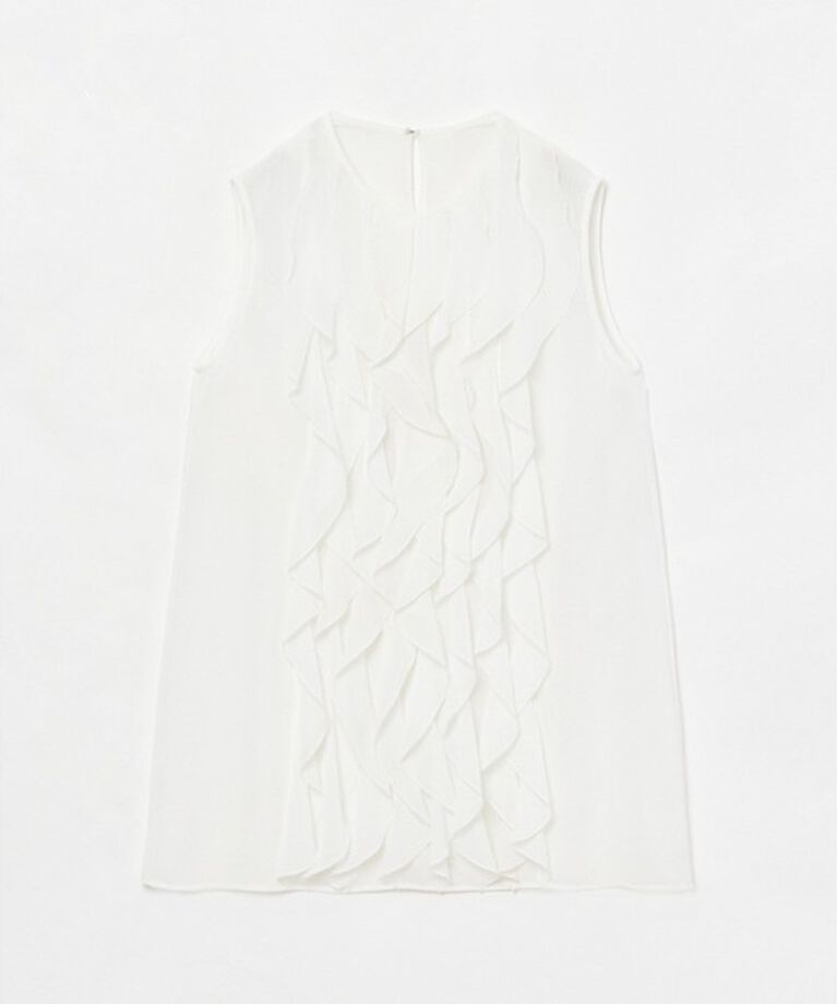 LOULOU WILLOUGHBY「【LOULOU WILLOUGHBY】シフォンラッフルブラウス」|シャツ・ブラウス|