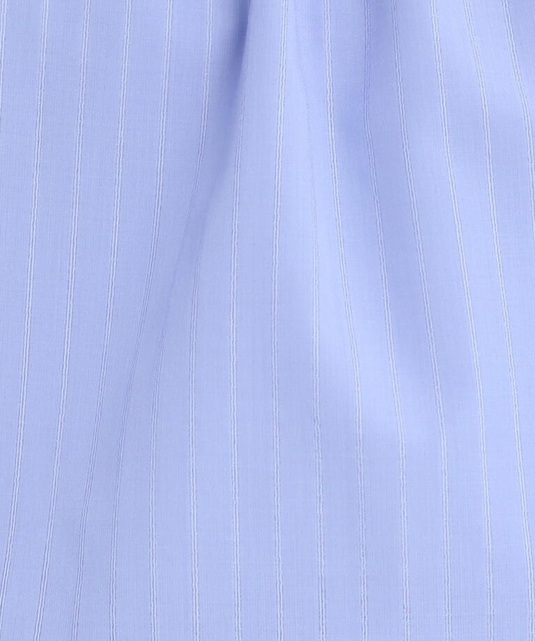 Reflect「【SALE／接触冷感／洗える】ふんわりスリーブストライプブラウス」|シャツ・ブラウス|