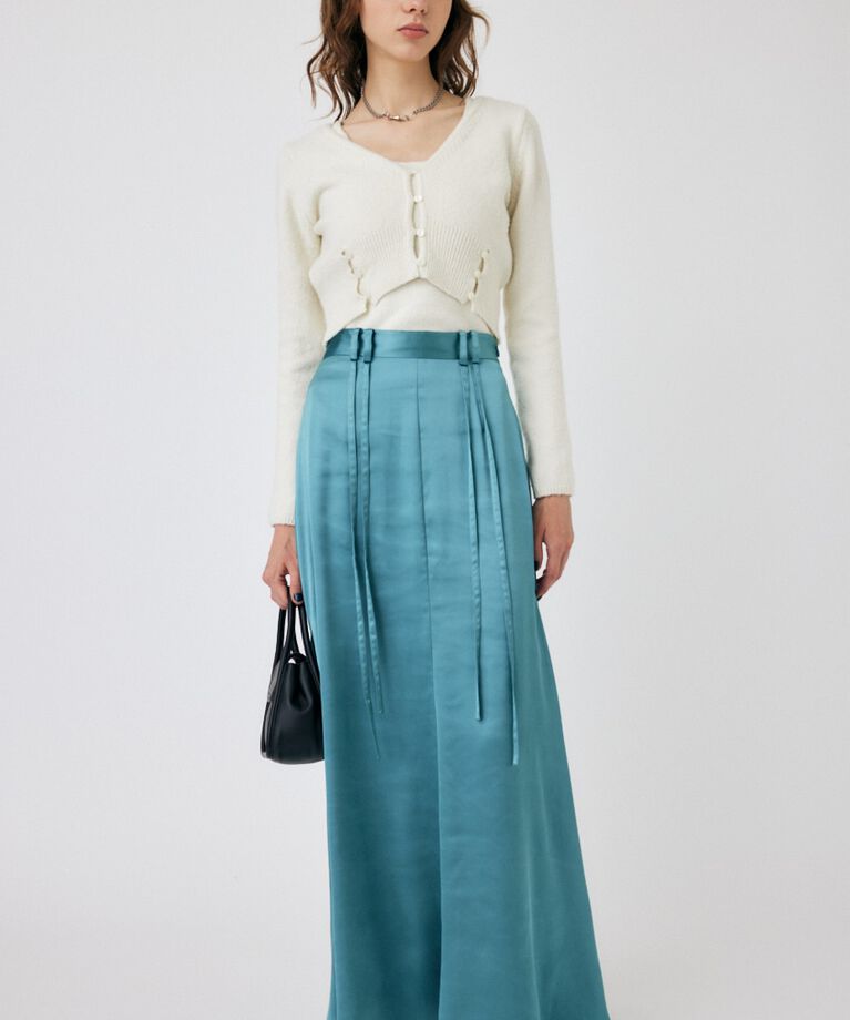 MOUSSY「SATIN FLARE スカート」|スカート|