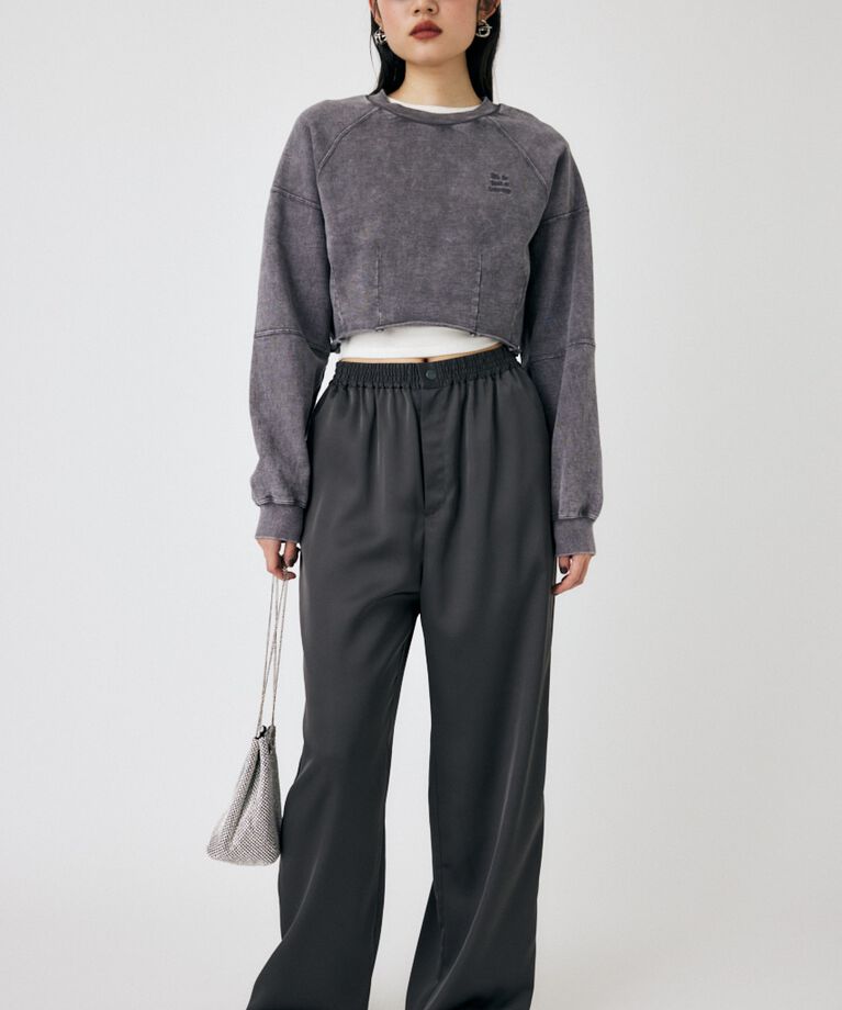 MOUSSY「GARMENT DYE CUT OFF プルオーバー」|パーカー|