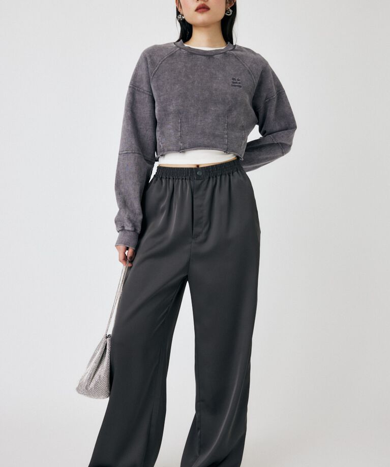 MOUSSY「GARMENT DYE CUT OFF プルオーバー」|パーカー|