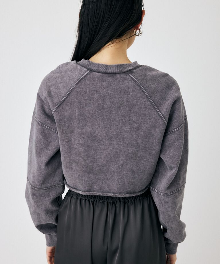 MOUSSY「GARMENT DYE CUT OFF プルオーバー」|パーカー|