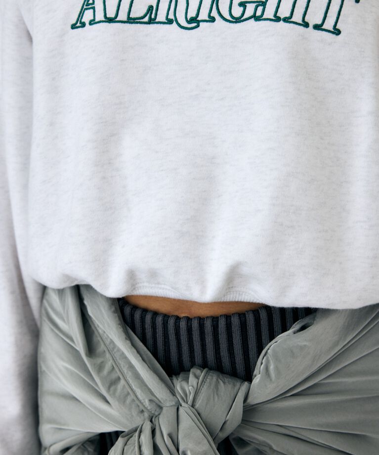 MOUSSY「LETTERED EMBROIDERY プルオーバー」|パーカー|