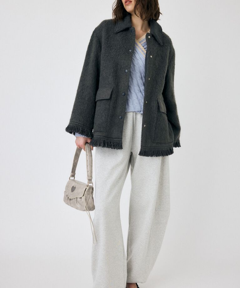 MOUSSY「MIX シャツジャケット」|その他|