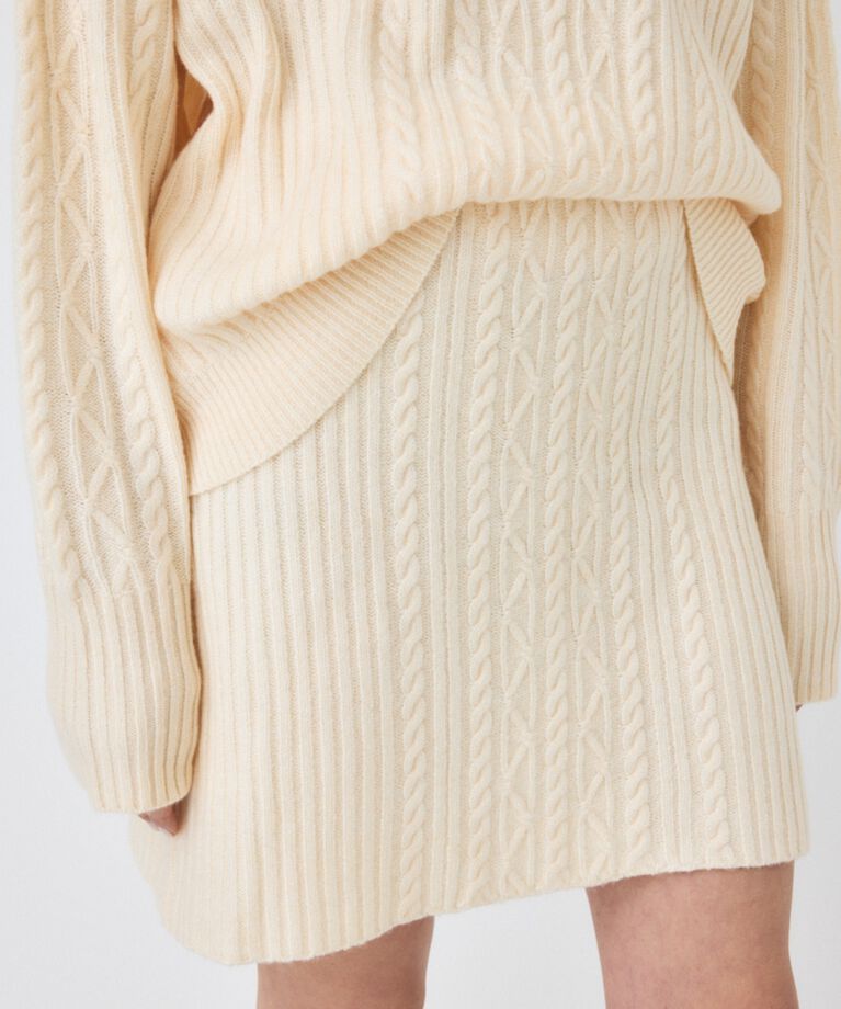 MOUSSY「RIB CABLE ミニスカート」|スカート|