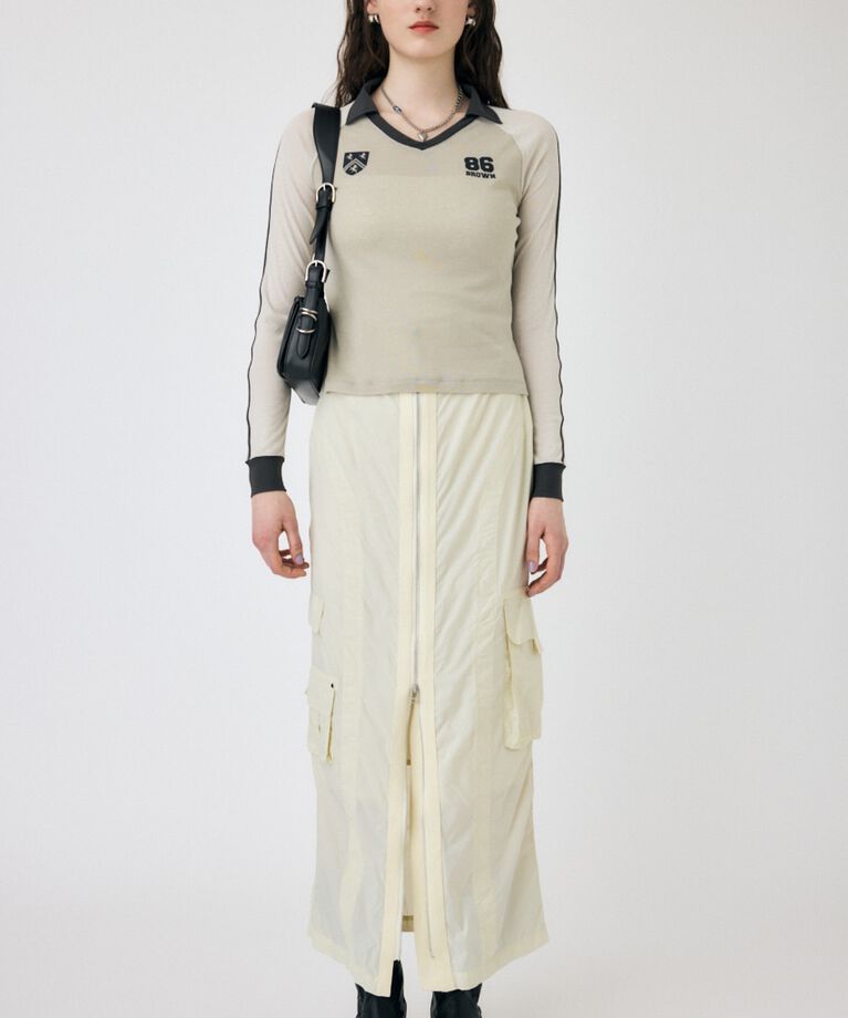 MOUSSY「FRONT ZIP FUNCTION スカート」|スカート|