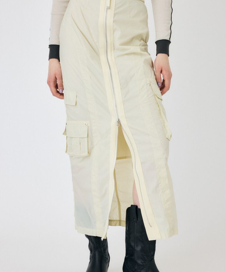 MOUSSY「FRONT ZIP FUNCTION スカート」|スカート|