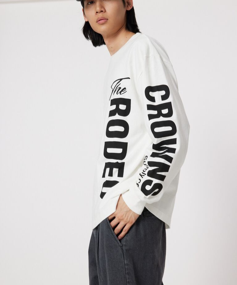 RODEO CROWNS「アームロゴロングスリーブTシャツ」|Tシャツ・カットソー|O/WHT1