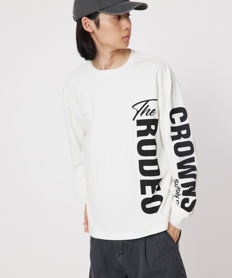 RODEO CROWNS「アームロゴロングスリーブTシャツ」|Tシャツ・カットソー|