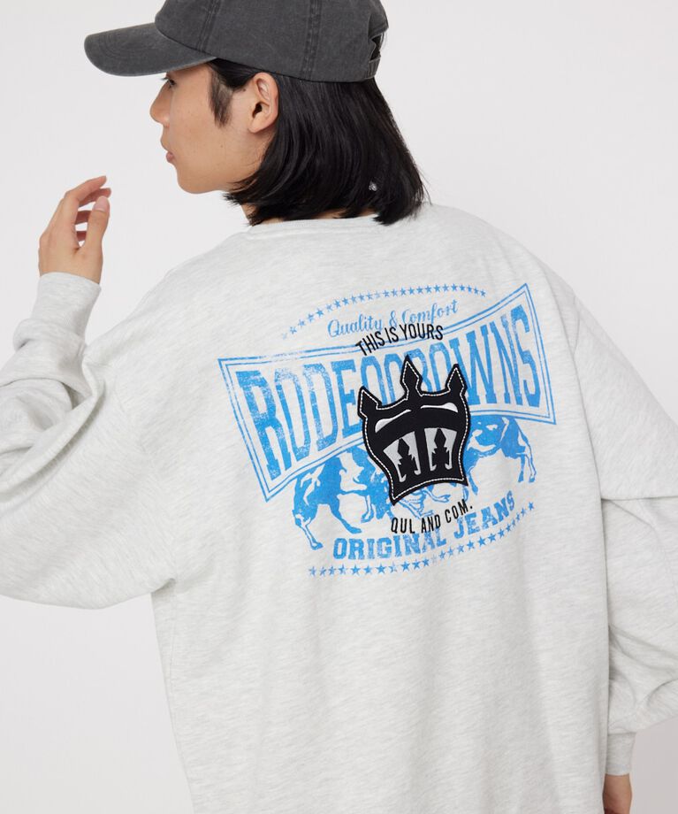 RODEO CROWNS「メンズOP LOGOスウェットトップス」|パーカー|