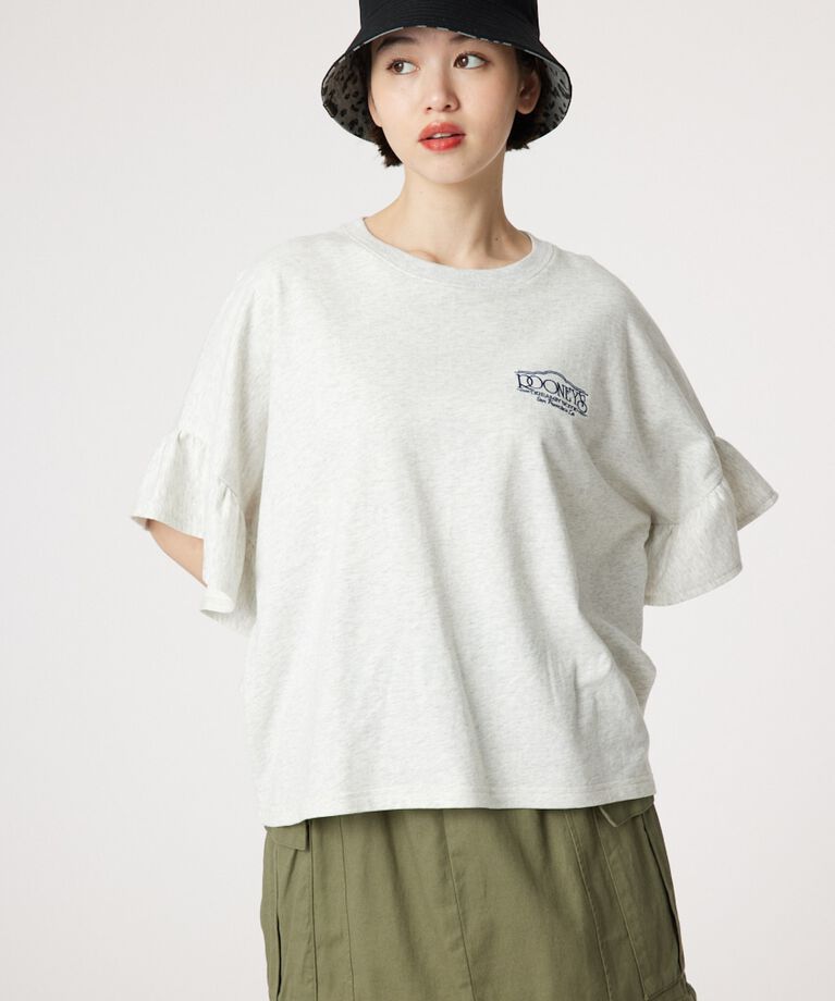 RODEO CROWNS「袖フリルトップス」|Tシャツ・カットソー|
