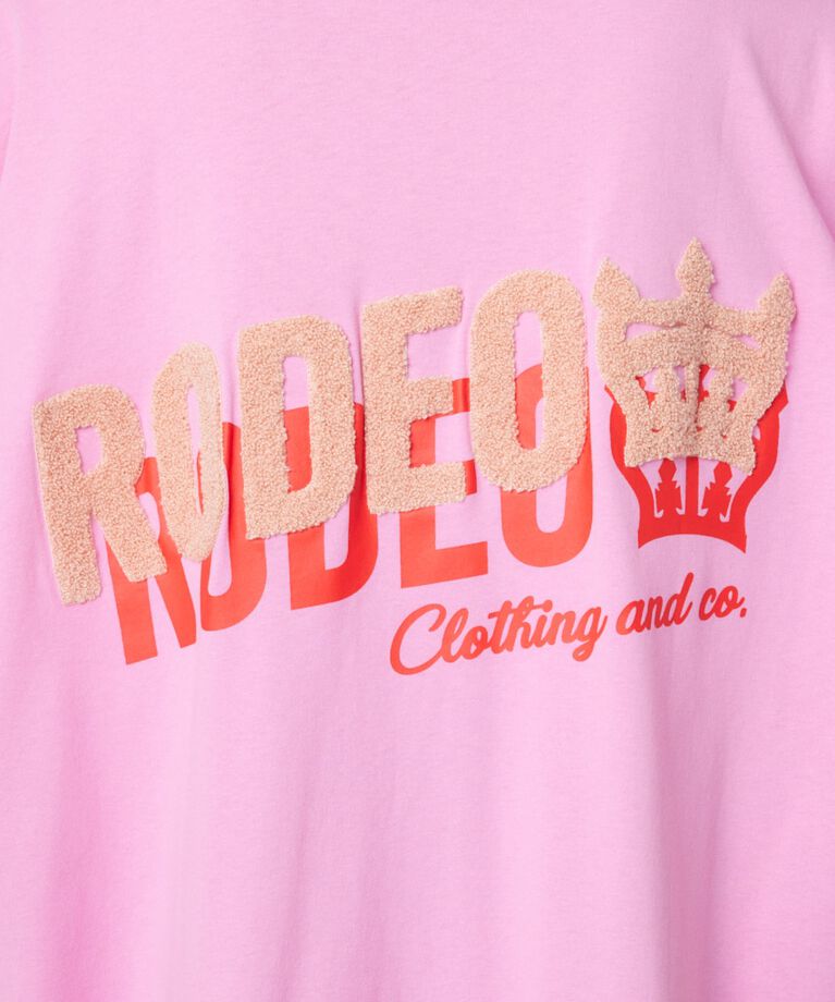 RODEO CROWNS「サガラワッペン ロゴ Tワンピース」|ワンピース|
