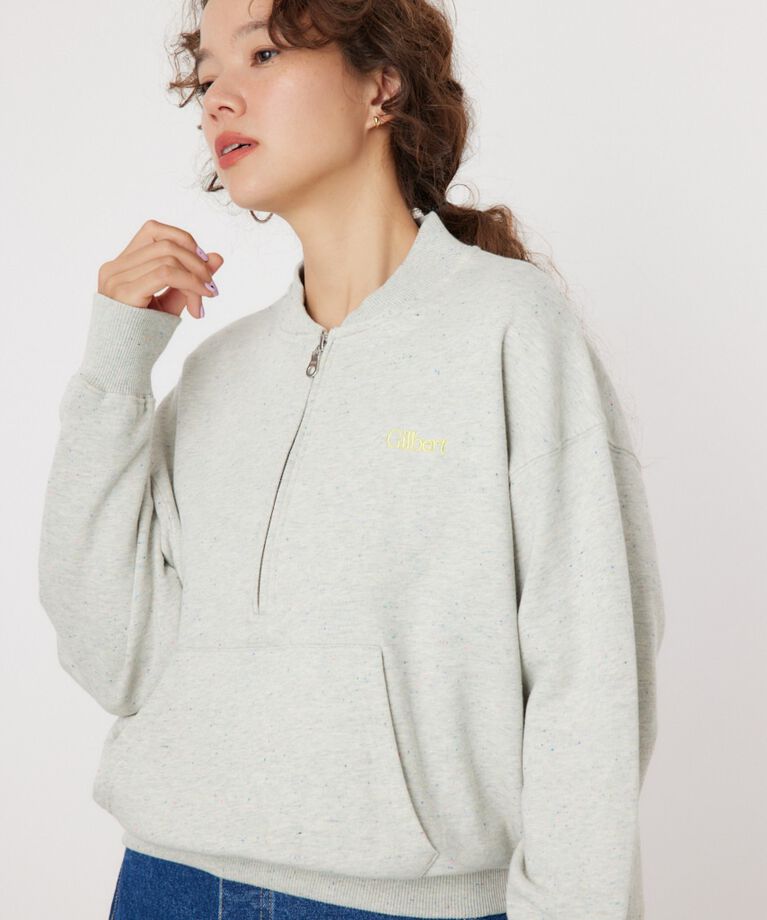 RODEO CROWNS「VTG ハーフジップスウェットトップス」|パーカー|T.GRY