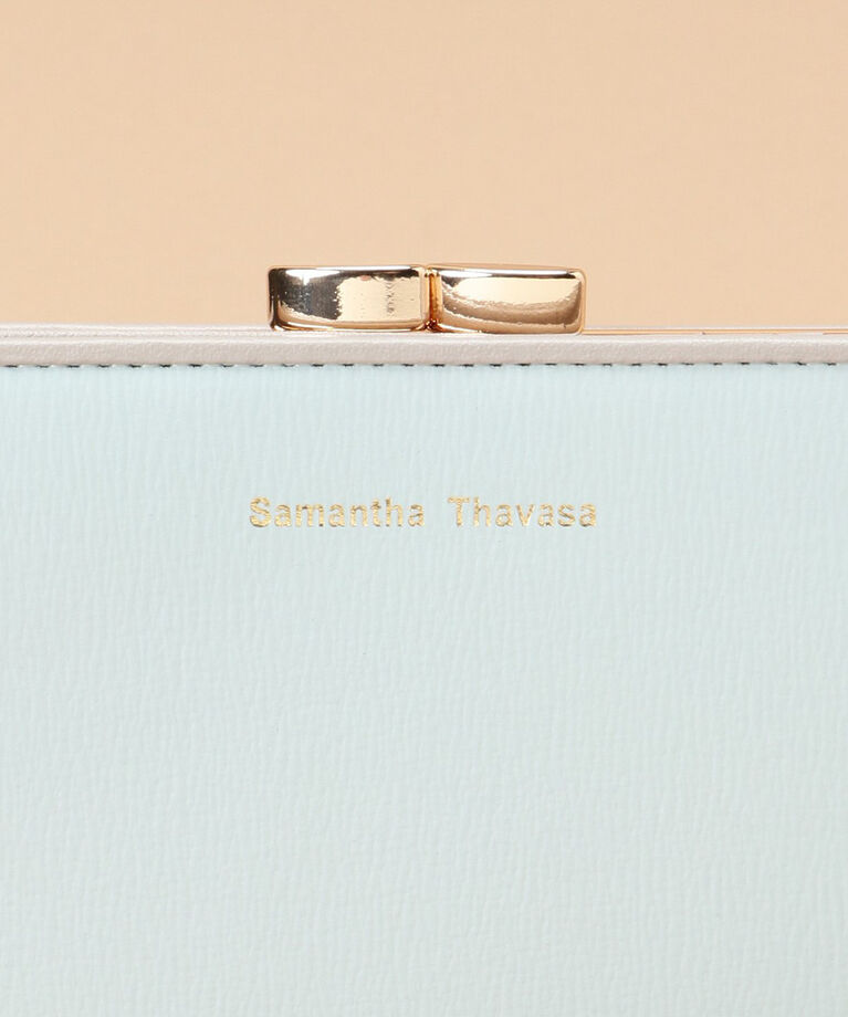 Samantha Thavasa「シンプルバイカラー口金折財布」|財布|