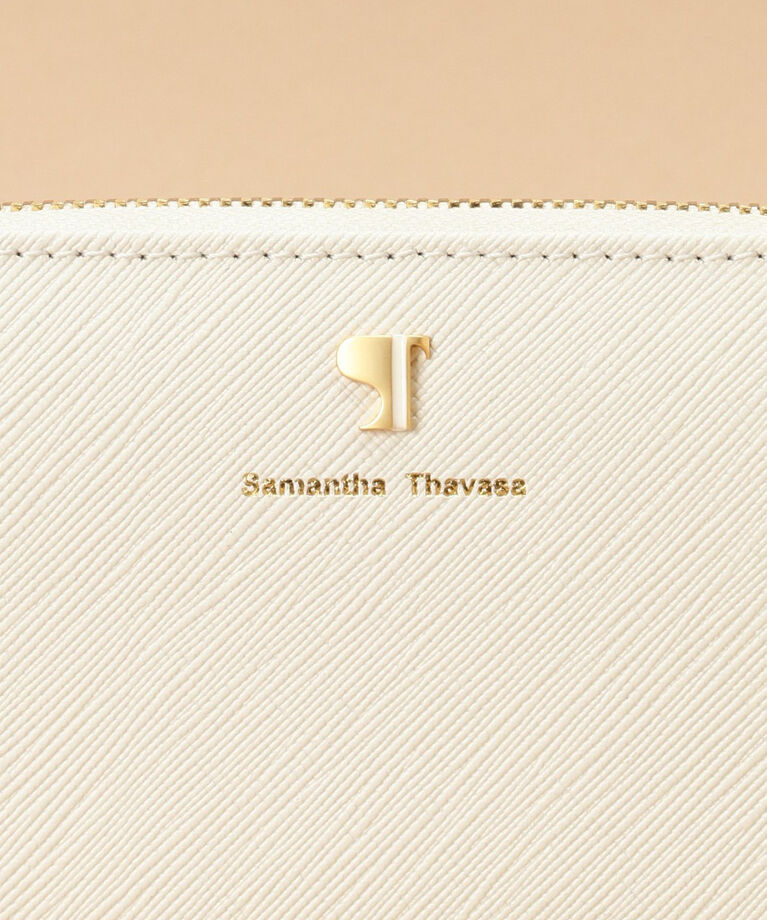 Samantha Thavasa「Pomme d'espoir ポムディスポワール バイカラーラウンドジップ長財布」|財布|