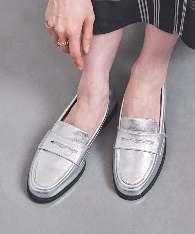 UNITED ARROWS「レイン レザー ローファー」|レインシューズ|