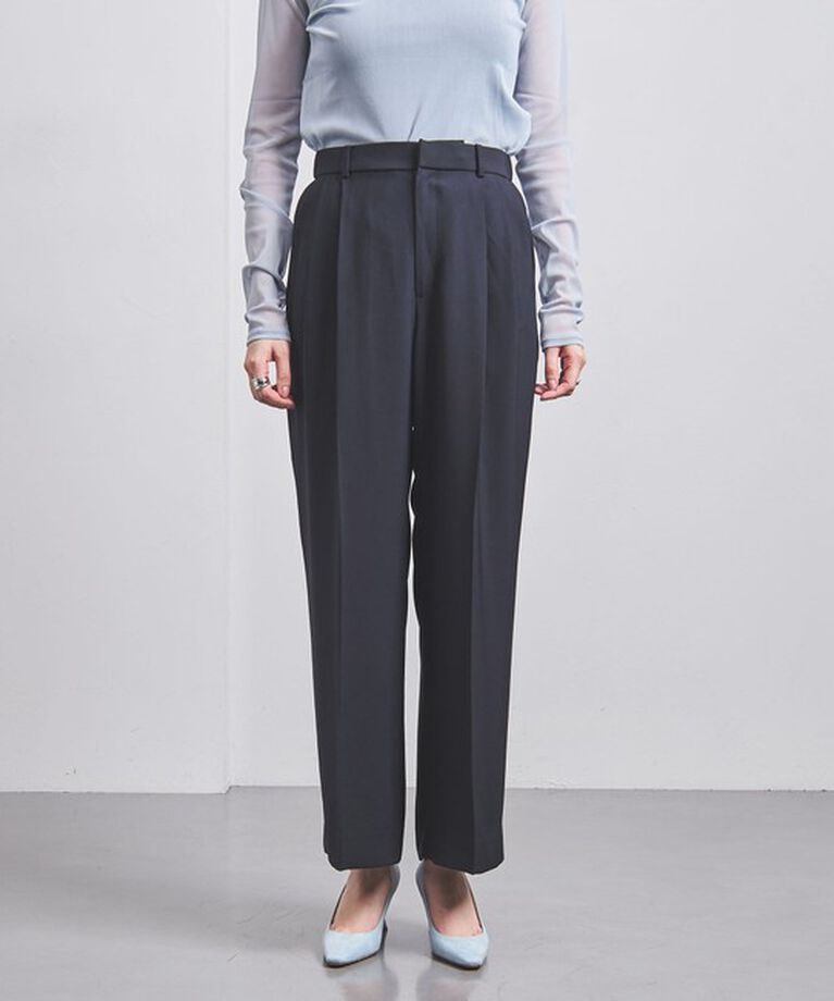 UNITED ARROWS「2タック ワイドパンツ」|スラックス|