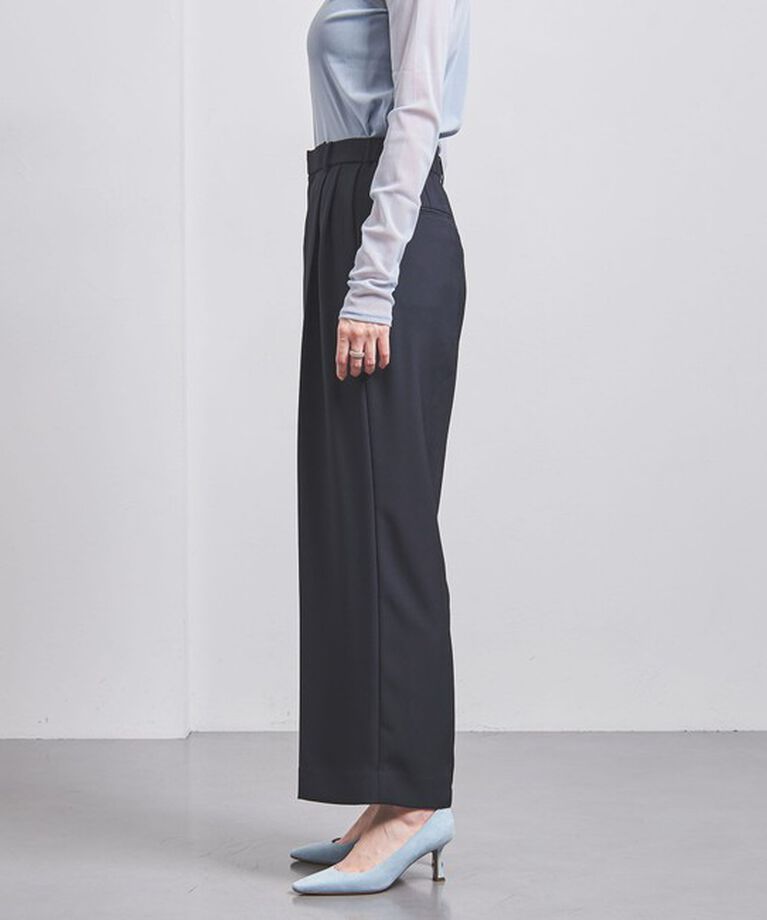 UNITED ARROWS「2タック ワイドパンツ」|スラックス|