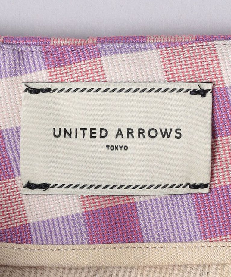 UNITED ARROWS「シャイニー ギンガムチェック パンツ」|その他|