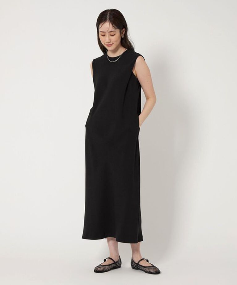 UNITED ARROWS「drapy タック ノースリーブ ワンピース」|ワンピース|