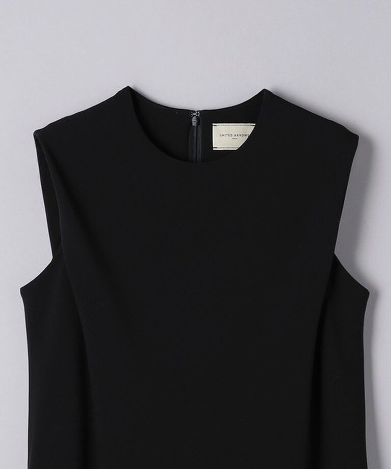UNITED ARROWS「drapy タック ノースリーブ ワンピース」|ワンピース|