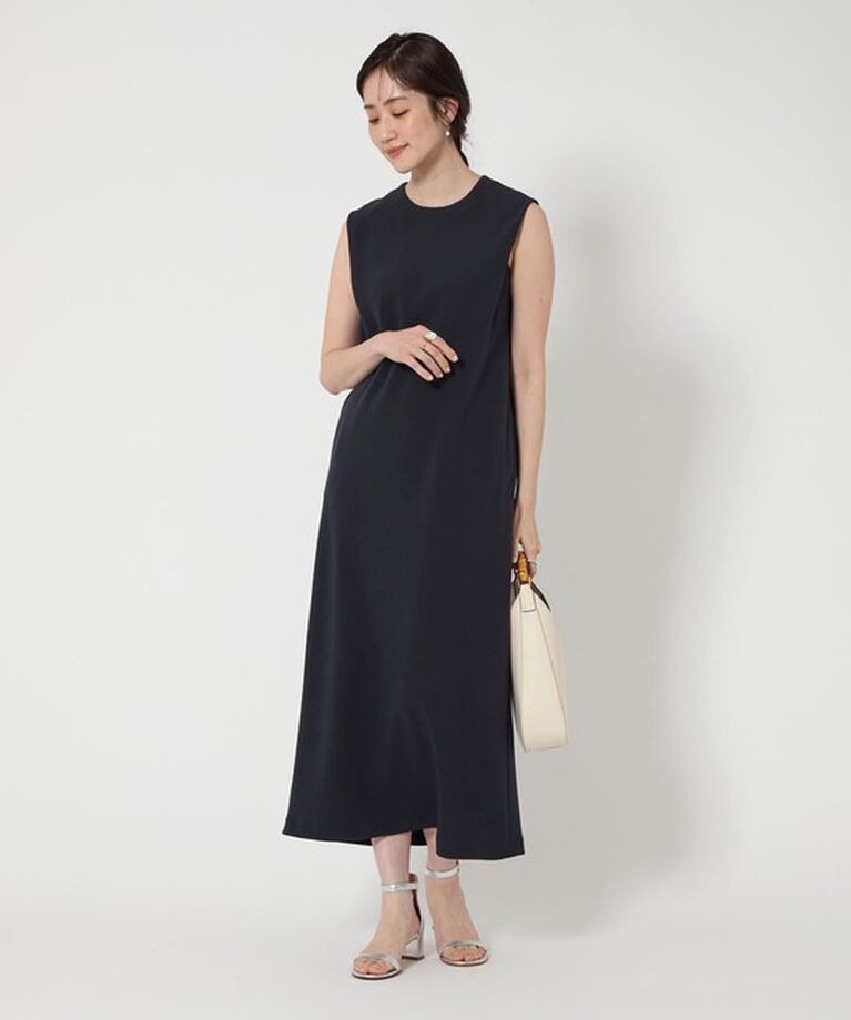 UNITED ARROWS「drapy タック ノースリーブ ワンピース」|ワンピース|