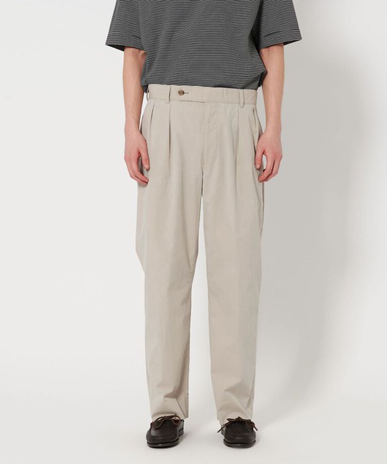 UNITED ARROWS「ツイル ピーチスキン 2プリーツ チノパンツ」|チノ|