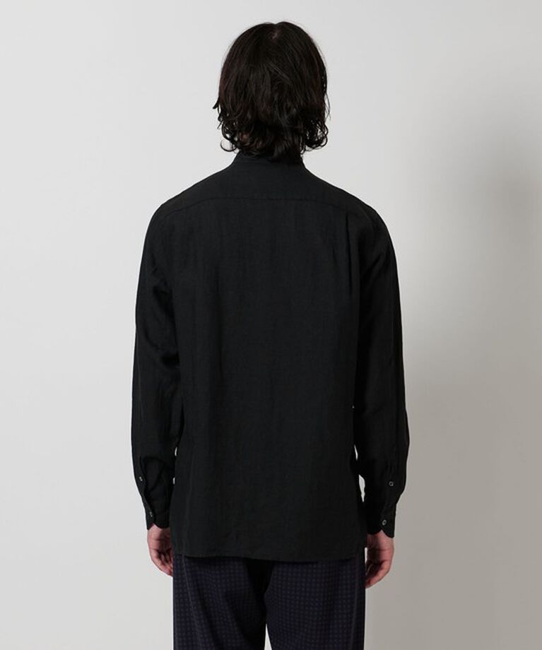 UNITED ARROWS「LIBECO バンドカラーシャツ」|シャツ・ブラウス|
