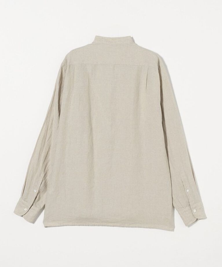 UNITED ARROWS「LIBECO バンドカラーシャツ」|シャツ・ブラウス|