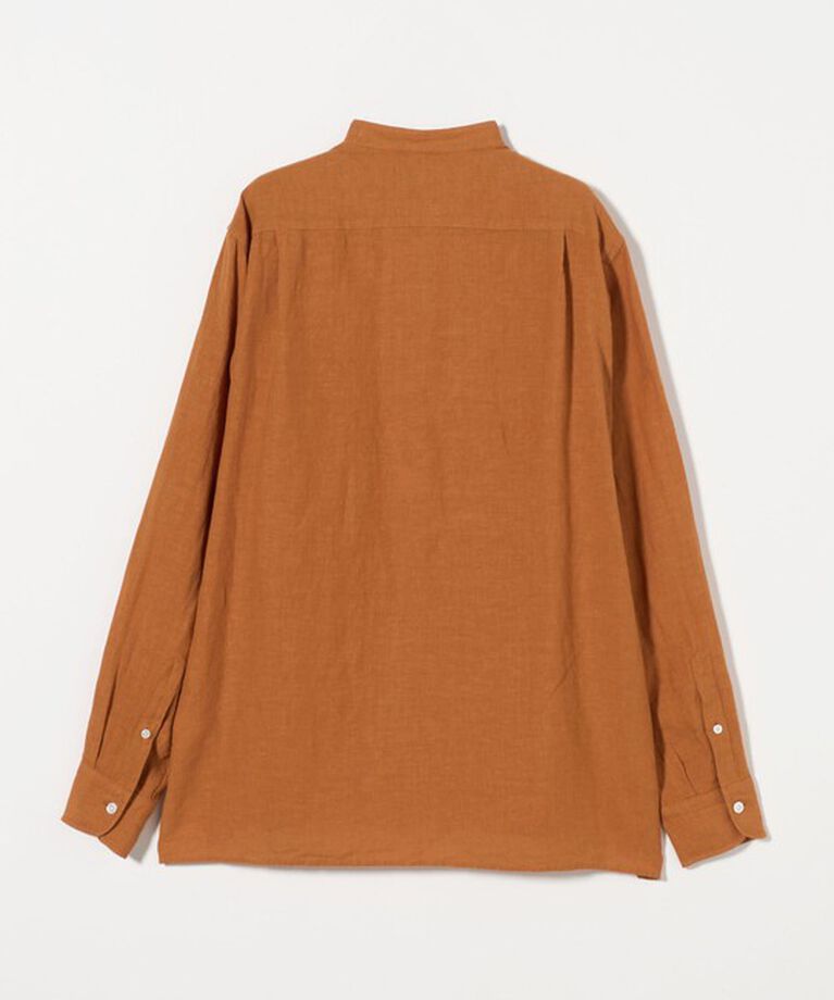 UNITED ARROWS「LIBECO バンドカラーシャツ」|シャツ・ブラウス|