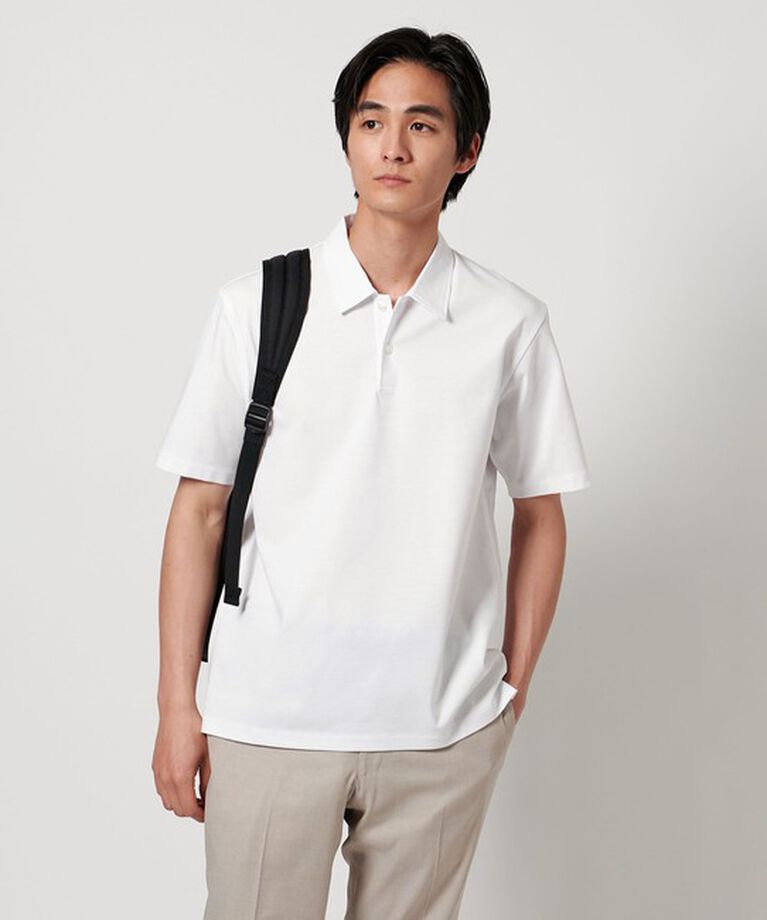 UNITED ARROWS「ポンチ ポロシャツ UA COZY -抗菌防臭・接触冷感-」|ポロシャツ|
