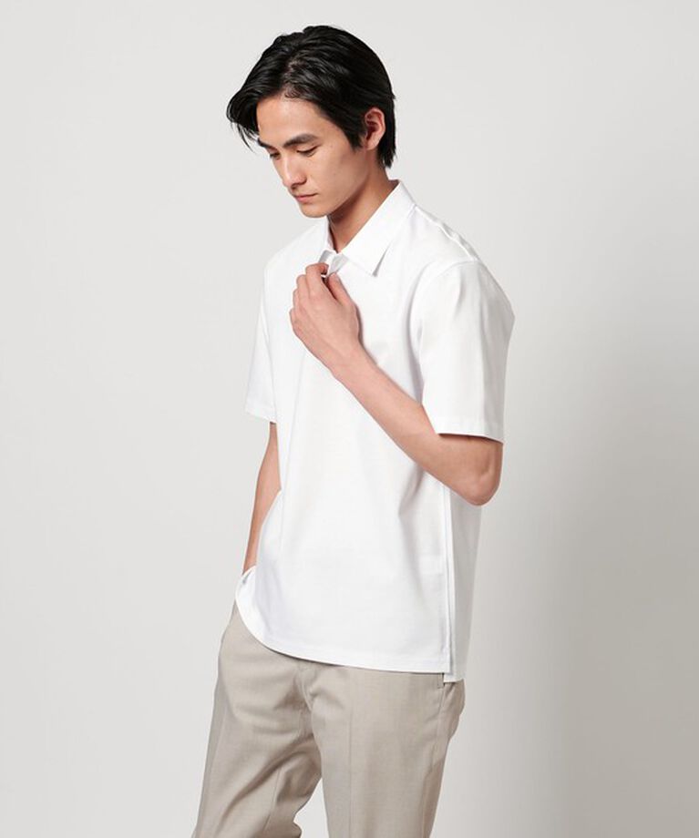 UNITED ARROWS「ポンチ ポロシャツ UA COZY -抗菌防臭・接触冷感-」|ポロシャツ|