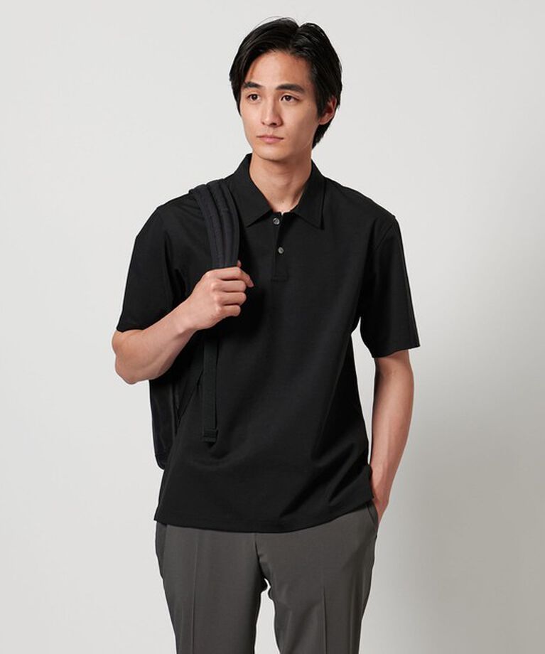 UNITED ARROWS「ポンチ ポロシャツ UA COZY -抗菌防臭・接触冷感-」|ポロシャツ|