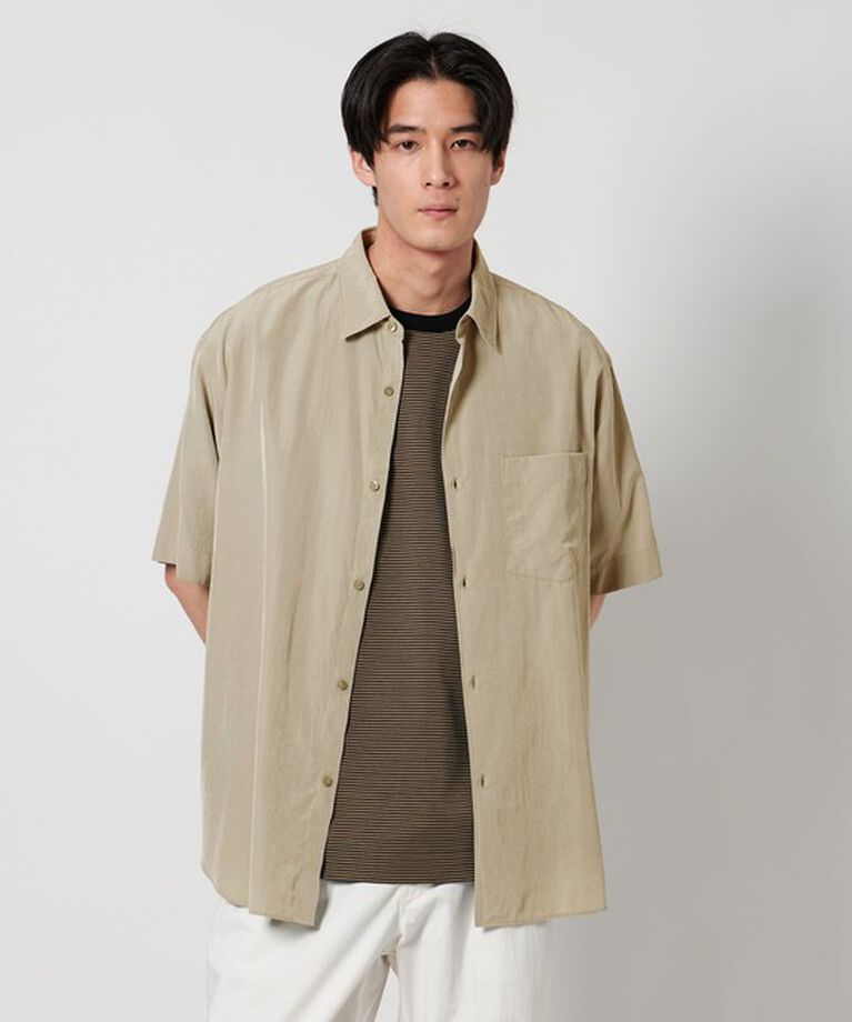 UNITED ARROWS「ドレープ ショートスリーブシャツ」|シャツ・ブラウス|