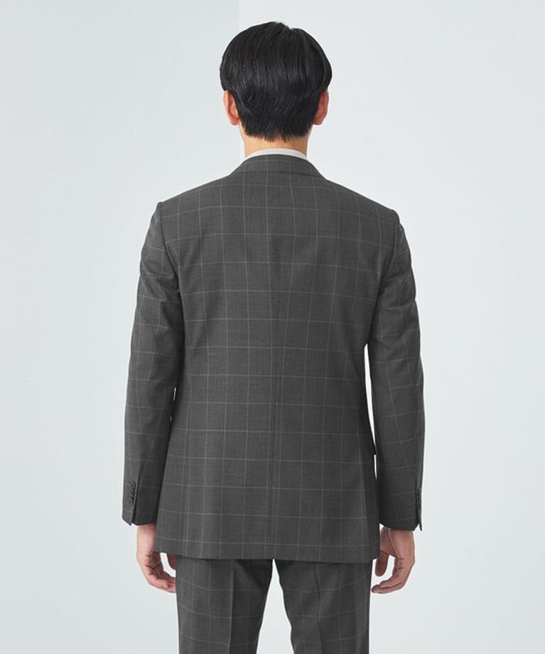 UNITED ARROWS green label relaxing「GLR CLOTH ウィンドウペイン 2B HC/RV スーツジャケット -防シワ-」|スーツ|