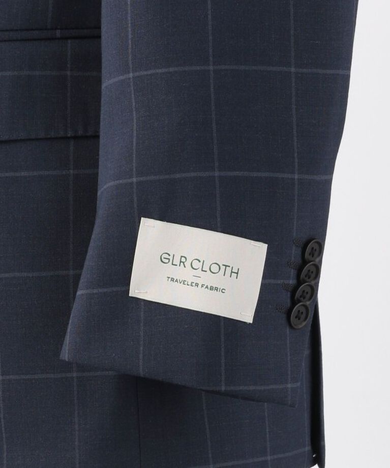 UNITED ARROWS green label relaxing「GLR CLOTH ウィンドウペイン 2B HC/RV スーツジャケット -防シワ-」|スーツ|