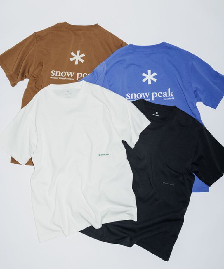 UNITED ARROWS green label relaxing「【別注】＜Snow Peak＞GLR ロゴ 半袖 Tシャツ」|Tシャツ・カットソー|