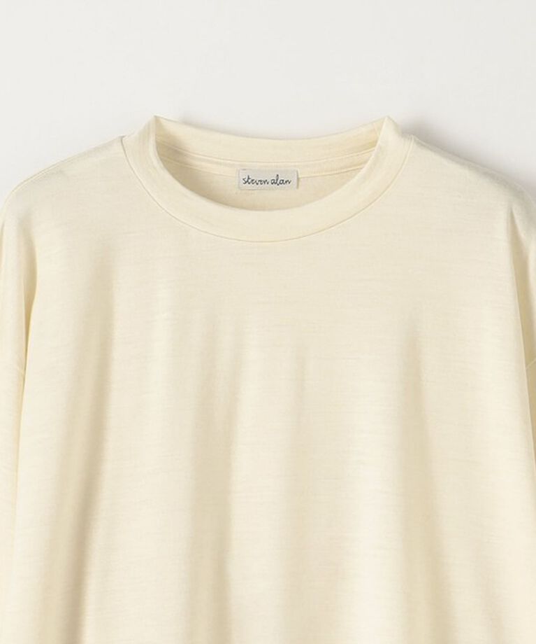 STEVEN ALAN「＜Steven Alan＞ウール ジャージー ロングスリーブ Tシャツ」|Tシャツ・カットソー|