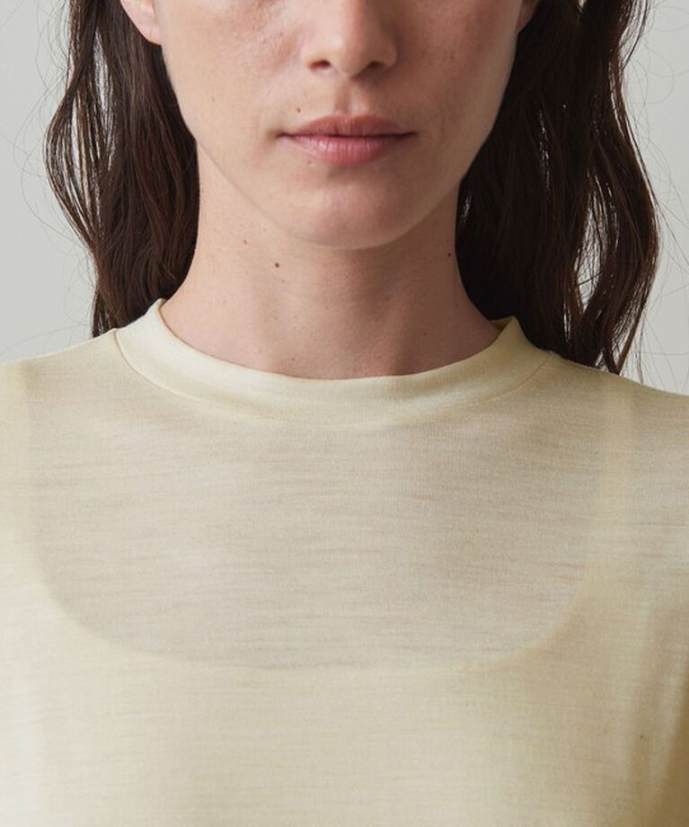 STEVEN ALAN「＜Steven Alan＞ウール ジャージー ロングスリーブ Tシャツ」|Tシャツ・カットソー|